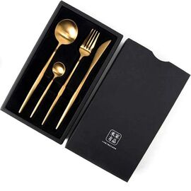  Набор столовых приборов Maison Maxx Stainless Steel Modern Flatware Set золото 