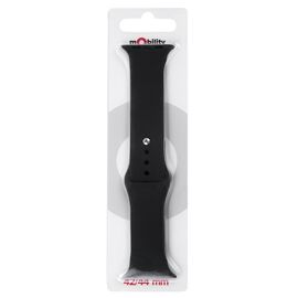  Ремешок для Apple watch - 42-44 mm, mObility, черный 