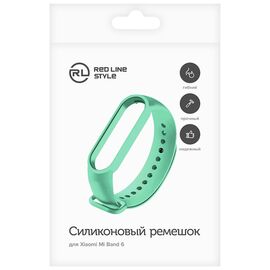  Ремешок силиконовый для Xiaomi Mi Band 6, ментоловый, №15 