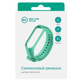  Силиконовый ремешок для Xiaomi Mi Band 3/ Mi Band 4, бирюзовый, №9 