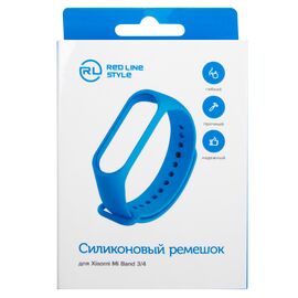  Силиконовый ремешок для Xiaomi Mi Band 3/ Mi Band 4, голубой, №1 