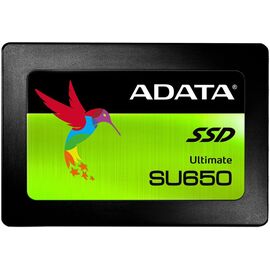  SSD 2.5" 240GB SATA3 Adata Ultimate SU650, retail (ASU650SS-240GT-R) (3D TLC, R/W: up to 520/320MB/s, Write 4KB: 75000 IOPS, MTBF: 2000000 hrs) 