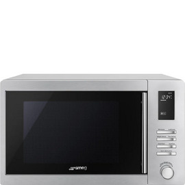  Микроволновая печь SMEG MOE25B Отдельностоящая, 25л, 900Вт, черный 