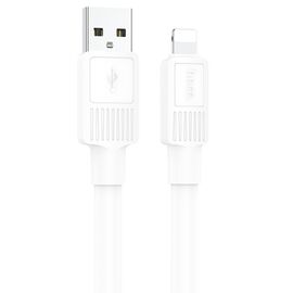 Кабель USB HOCO X84 Solid USB - Lightning, 2.4А, 1 м, белый 