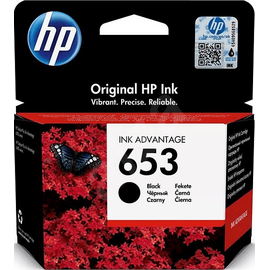  Картридж HP 3YM75AE#BHK 653 Black Original Ink Advantage Cartridge 