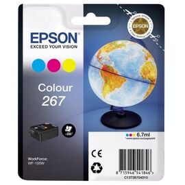  Картридж струйный Epson T267 C13T26704010 3цв. (6.7мл) для Epson WF-100W 