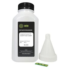  Тонер Cactus CS-RK-TK1110 черный флакон 80гр в компл чип для принтера Kyocera FS-1020/1040/1120 