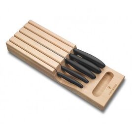  Набор ножей кухон. Victorinox Swiss Classic (6.7143.5) компл.:5шт черный 