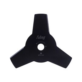  Триммерный диск FUBAG 38739 3 лопасти, внешний диаметр 255мм, посадочный диаметр 25.4мм, толщина 1.6мм 