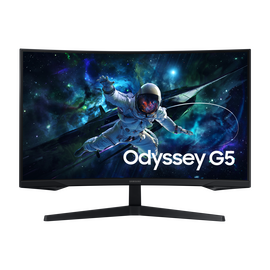  Монитор Samsung Odyssey G5 Curved 32" 2K 2560x1440, VA, 165Гц, 1хHDMI, 1хDP, S32CG550EI (LS32CG550EIXCI) черный 