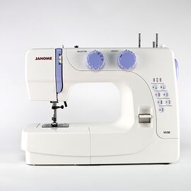  Швейная машина Janome VS 50 (VS50), электромеханическое управление, вертикальный качающийся челнок, количество операций: 8 