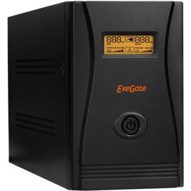  ИБП ExeGate EP285484RUS SpecialPro Smart LLB-1000.LCD.AVR.C13.RJ.USB (1000VA/650W, LCD, AVR, 6*IEC-C13, RJ45/11, USB, black) 