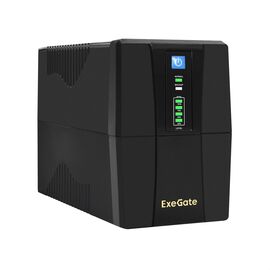  ИБП ExeGate EX292763RUS SpecialPro UNB-600.LED.AVR.4C13.RJ.USB Black 