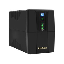  ИБП ExeGate EX292785RUS Power Back BNB-1000.LED.AVR.2SH Black 