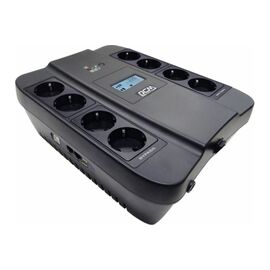  ИБП Powercom Back-UPS Spider SPD-1100U LCD USB, Line-Interactive, LCD, AVR, 1100VA/605W, Schuko, USB, black (1452054) 