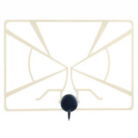  Perfeo ТВ антенна "RADAR", активная, встр. усилитель, питание от ресивера 5V, DVB-T2(BAS-5324) 