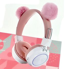  Беспроводные наушники DeTech SY-BT1631, розовый цвет 