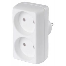  Сетевой разветвитель Buro BU-PS2-W (2 розетки) белый 