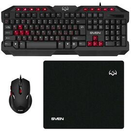  Клавиатура + мышь SVEN GS-9200 (SV-018221) чёрный 