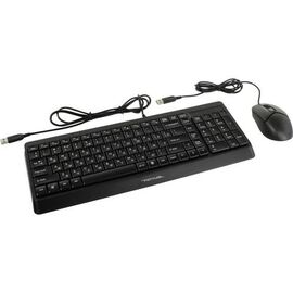  Клавиатура + мышь A4Tech Fstyler F1512 черный USB проводн. 