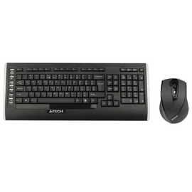 Клавиатура + мышь беспров. A4Tech 9300F черный USB 