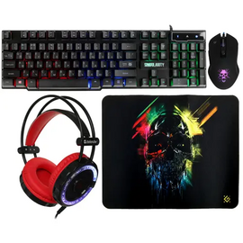  Набор игровой DEFENDER Singularity MKP-118 мышь+клавиатура+гарнитура+ков. 