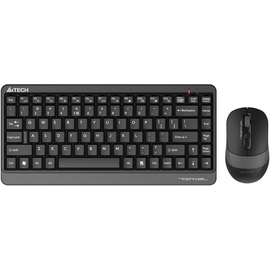  Клавиатура + мышь A4Tech Fstyler (FG1110 GREY) клав черный/серый мышь черный/серый USB беспроводная 