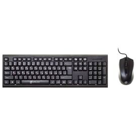  Комплект клавиатура и мышь OKLICK 621M Iru клав черный мышь черный USB (475653) 