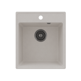  Кухонная мойка MAUNFELD Perla 425 MFQS-425W кремовый 