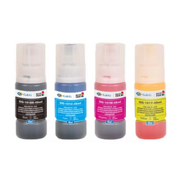  Чернила G&G GG-101BKCMY-45ml*4 101BKCMY голубой/пурпурный/желтый/черный набор 4x45мл для Epson EcoTank L4150/L4156/L4160/L4250/L4260/L4266/L6160/L6170 