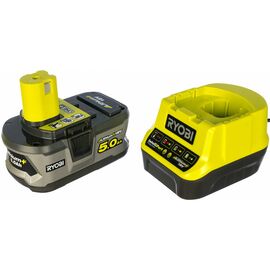  Аккумулятор+зарядное устройство Ryobi One+ RC18120, RC18120-150 (5133003366) 5.0Aч 
