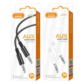  Аудиокабель AUX JOKADE JA107 3.5 mm 1 m white 