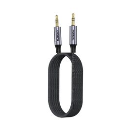  Кабель AUX Jack 3,5mm - Jack 3,5mm Foneng BM31, 1M (Metal Gray) 