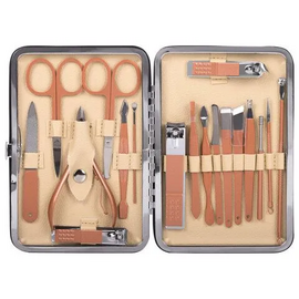  Набор для маникюра и педикюра WBZ 609488 Standard в футляре розовый 