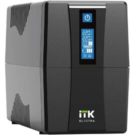  Источник бесперебойного питания ITK Electra EET-0600VA-1-001 360Вт 600ВА черный 