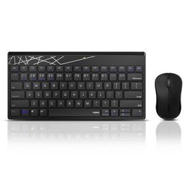  Комплект клавиатура и мышь RAPOO 8000M Multi-mode Wireless Keyboard & Mouse Black 
