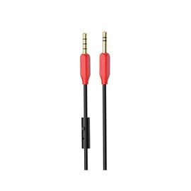  Аудио-кабель HOCO UPA12 AUX audio cable(with mic) (красный) 