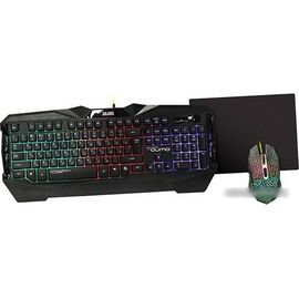  Игровой набор Qumo Solaris SW-GC3500 клавиатура проводная K03 мышь проводная M10 оптическая 