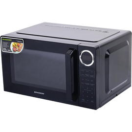  Микроволновая печь BRASSON MW2390D-6BL, 23л, 900Вт, сенсорное управление, дисплей, таймер, 6 Автопрограмм, черная 
