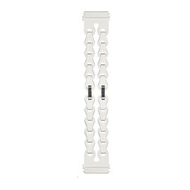  Ремешок HOCO WH12 Flexible, силикон, металл, белый 22mm 