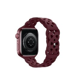  Ремешок HOCO WA09 Flexible для умных часов APPLE Watch 38/40/41/42mm силикон красный 