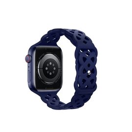  Ремешок HOCO WA09 Flexible для умных часов APPLE Watch 38/40/41/42mm силикон тёмно-синий 