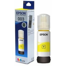 Чернила Epson 003 C13T00V498 65 мл, желтый, оригинальные для Epson L3100, L3101, L3110, L3150, L3151, L3156, L3160, L3260, L3266, L5190, L5290 