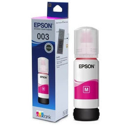  Чернила Epson 003 C13T00V398 65 мл, пурпурный, оригинальные для Epson L3100, L3101, L3110, L3150, L3151, L3156, L3160, L3260, L3266, L5190, L5290 