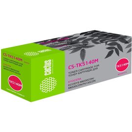 Тонер Картридж Cactus CS-TK5140M пурпурный для Kyocera Mita M6030cdn/M6530cdn/P6130cdn Ecosys (5000стр.) 