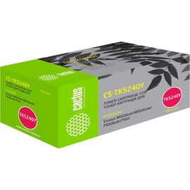  Картридж лазерный Cactus CS-TK5240Y желтый (3000стр.) для Kyocera Ecosys M5526cdn/M5526cdw/P5026cdn/P5026cdw 