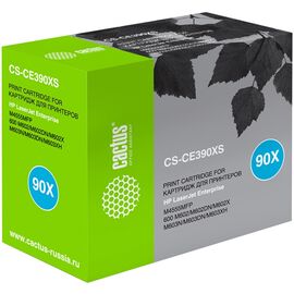  Картридж Cactus CE390A (CS-CE390A) для HP LaserJet M4555MFP, черный , 10 000 стр 