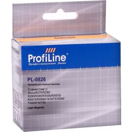  Картридж Profiline PL-T0826N для Epson Stylus Photo R270, R290, R390, RX590. RX610, RX615, RX690 светло-пурпурный 