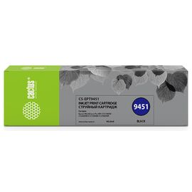  Картридж струйный Cactus CS-EPT9451 черный (90мл) для Epson WF-C5290DW/C5790DW 