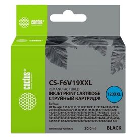  Картридж струйный Cactus CS-F6V19XXL черный (1000стр.) (20мл) для HP DeskJet 1110/1111/1112/2130 